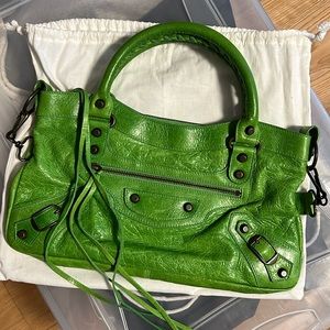 Balenciaga S/S 2005 Apple Green First Bag, Chèvre Leather